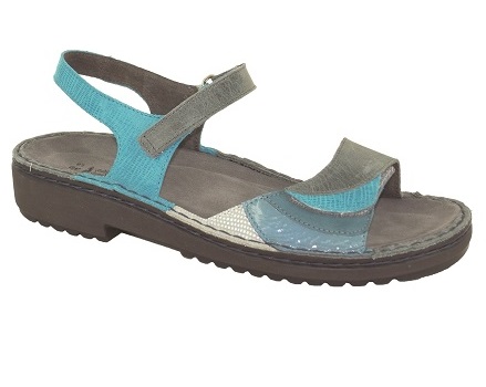 naot Tabitha blue slate combo ladies sandals