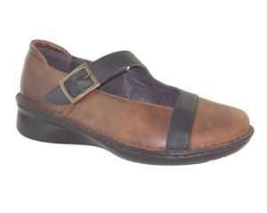 Naot Rhythm pecan combo ladies shoe