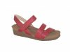 naot kayla wide berry red womens sandal