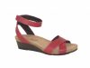 naot wand berry red combo womens sandal