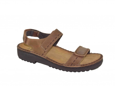 naot Benya saddle brown combo womens sandal