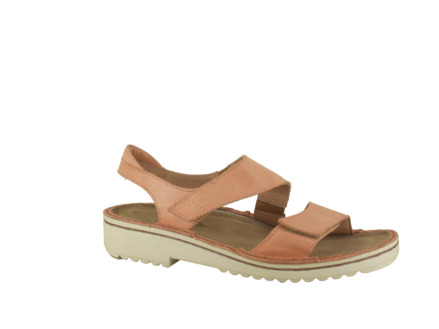 naot enid coral pink womens sandal
